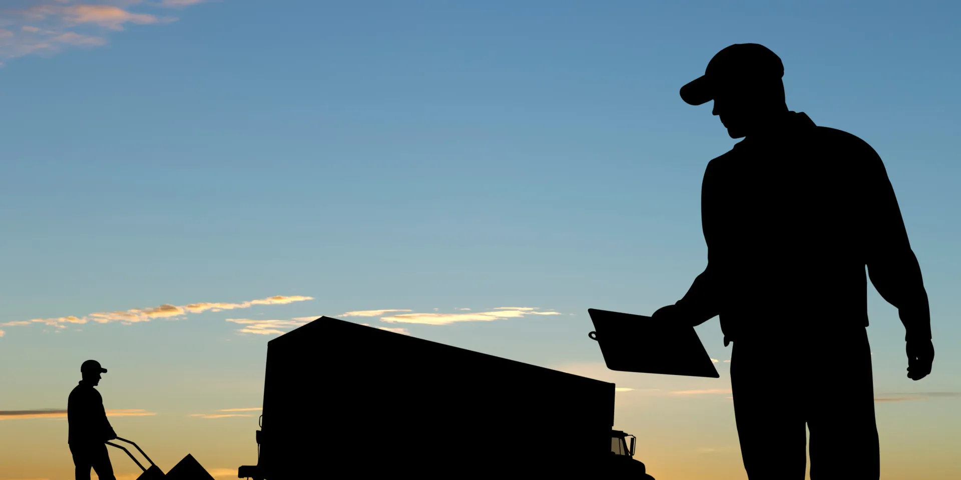 Trius medical courier in the field delivering healthcare cargo